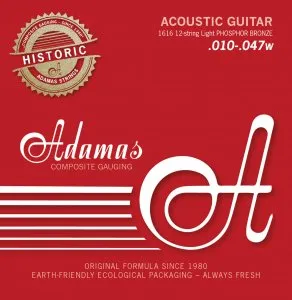 Струни для акустичної гітари Adamas Historic Reissue Phosphor Bronze 1717, 10-47w